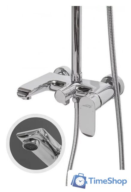 Душевая система  Hansberge H5033 (хром) - Изображение №3 — Интернет-магазин Time-Shop