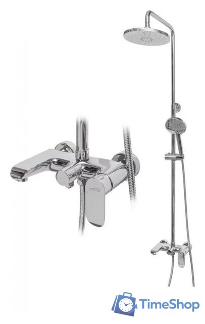 Душевая система  Hansberge H5033 (хром) - Изображение №1 — Интернет-магазин Time-Shop
