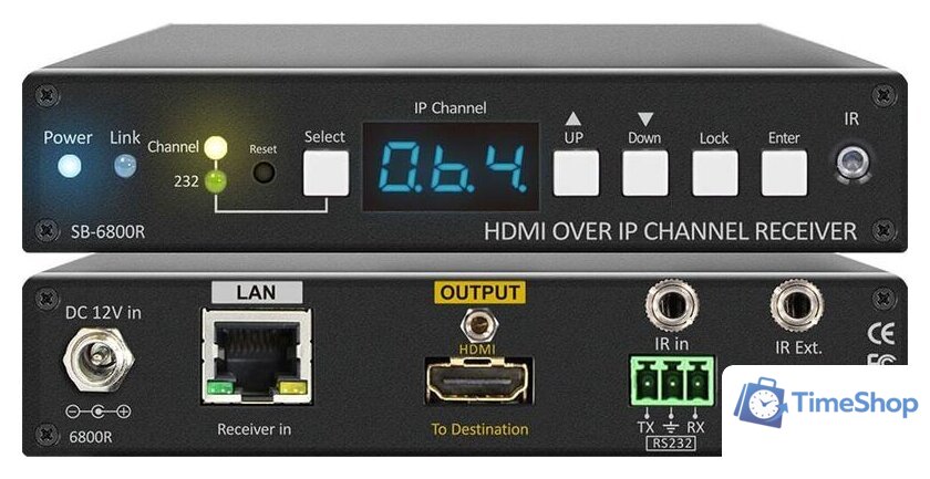 Удлинитель по витой паре Shinybow SB-6800R - Изображение №1 — Интернет-магазин Time-Shop