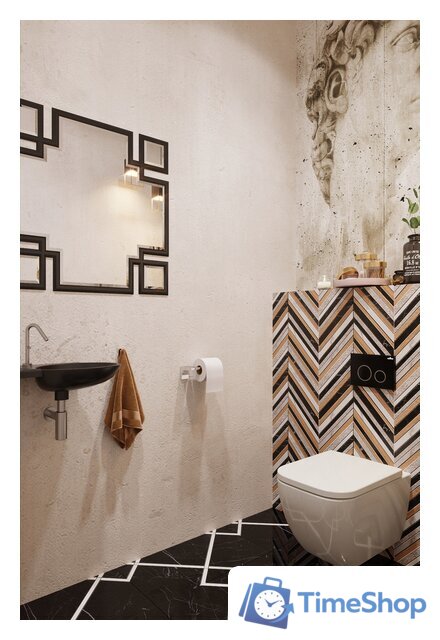 Инсталляция для унитаза Lavinia Boho Relfix 5 в 1 77010037 (черный пластик) - Изображение №15 — Интернет-магазин Time-Shop