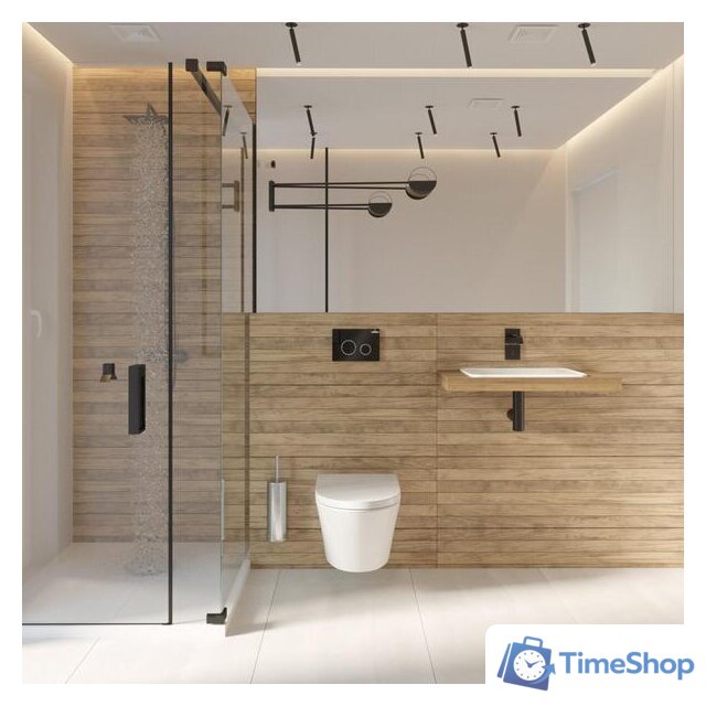 Инсталляция для унитаза Lavinia Boho Relfix 5 в 1 77010037 (черный пластик) - Изображение №3 — Интернет-магазин Time-Shop