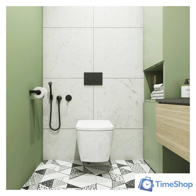 Инсталляция для унитаза Lavinia Boho Relfix 5 в 1 77010037 (черный пластик) - Изображение №16 — Интернет-магазин Time-Shop