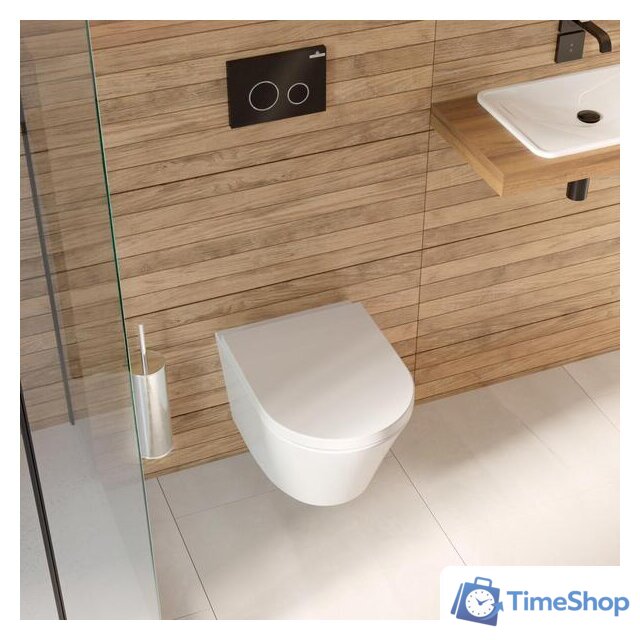 Инсталляция для унитаза Lavinia Boho Relfix 5 в 1 77010037 (черный пластик) - Изображение №4 — Интернет-магазин Time-Shop