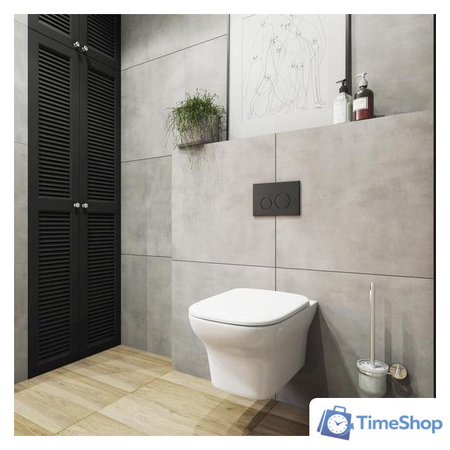 Инсталляция для унитаза Lavinia Boho Relfix 5 в 1 77010037 (черный пластик) - Изображение №5 — Интернет-магазин Time-Shop