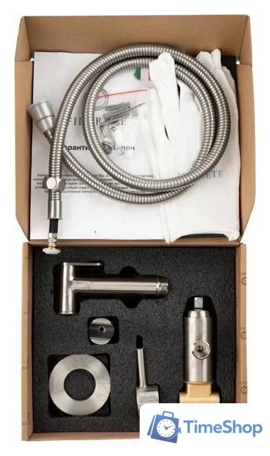 Гигиенический душ Filarete Roun FL100 (никель) - Изображение №6 — Интернет-магазин Time-Shop