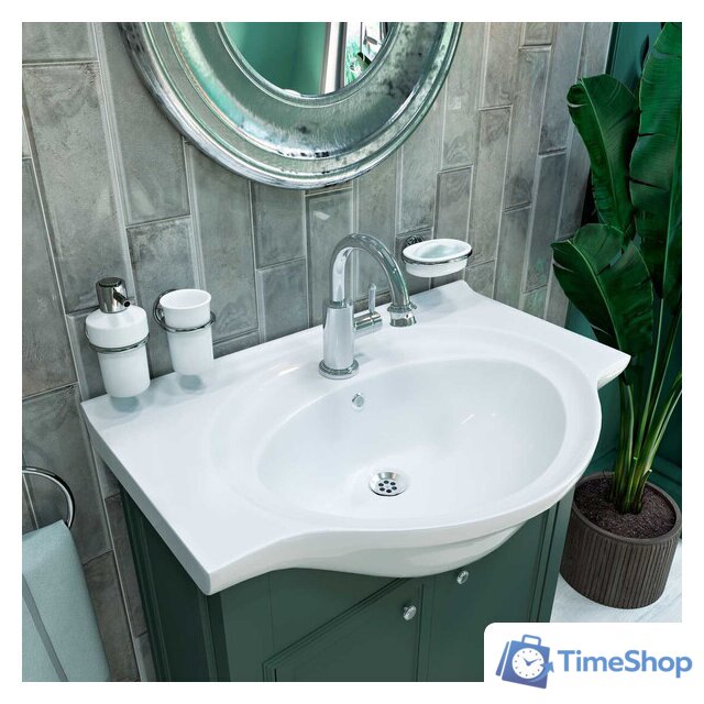 Умывальник Керамин Капри 75 (мебельный с отверстием и креплением) - Изображение №5 — Интернет-магазин Time-Shop