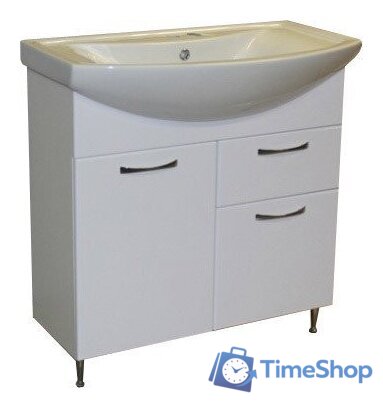  СанитаМебель Тумба Камелия 67.51к Д2 с умывальником Балтика 80 - Изображение №1 — Интернет-магазин Time-Shop