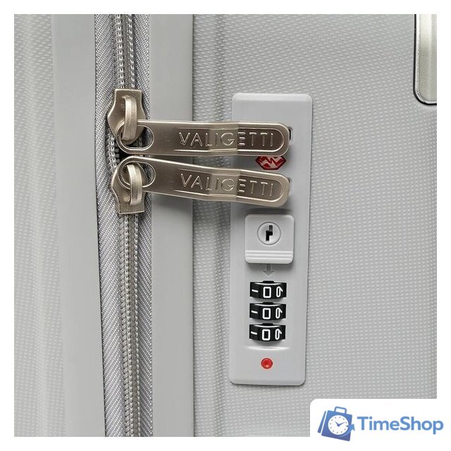 Чемодан-спиннер VALIGETTI 344-8022/2-24SLV (серебристый) - Изображение №12 — Интернет-магазин Time-Shop