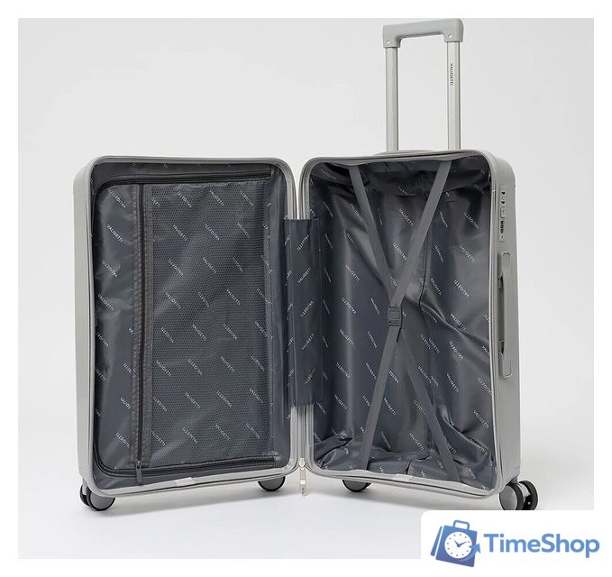 Чемодан-спиннер VALIGETTI 344-8022/2-24SLV (серебристый) - Изображение №10 — Интернет-магазин Time-Shop