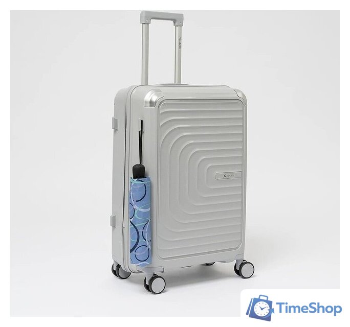 Чемодан-спиннер VALIGETTI 344-8022/2-24SLV (серебристый) - Изображение №6 — Интернет-магазин Time-Shop