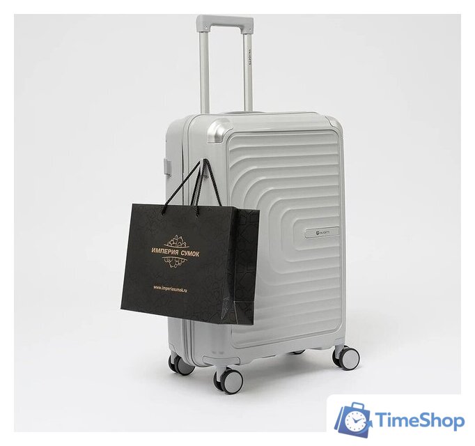 Чемодан-спиннер VALIGETTI 344-8022/2-24SLV (серебристый) - Изображение №5 — Интернет-магазин Time-Shop