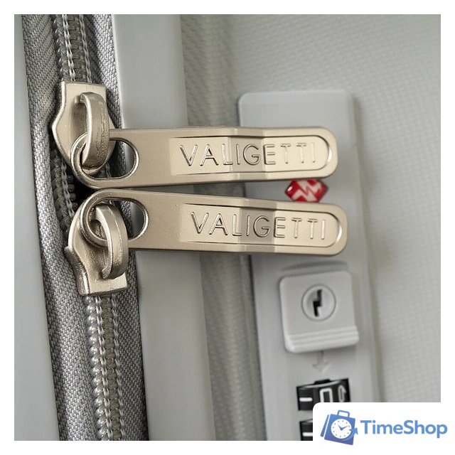 Чемодан-спиннер VALIGETTI 344-8022/2-24SLV (серебристый) - Изображение №11 — Интернет-магазин Time-Shop