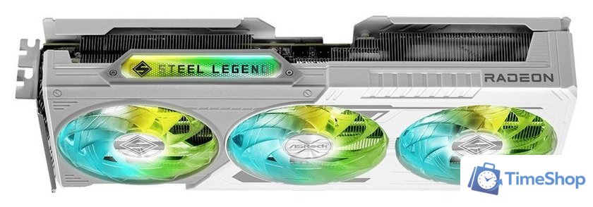 Видеокарта ASRock Radeon RX 9060 XT Steel Legend 8GB OC RX9060XT SL 8GO - Изображение №4 — Интернет-магазин Time-Shop