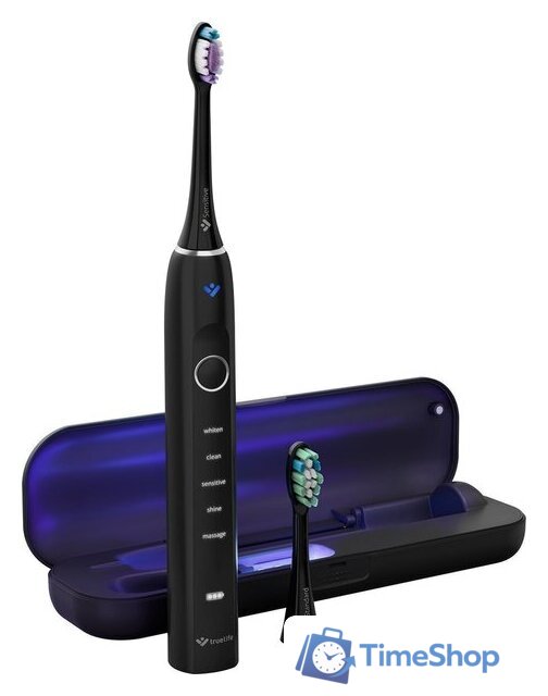 Электрическая зубная щетка TrueLife SonicBrush Clean70 UV (черный) - Изображение №1 — Интернет-магазин Time-Shop