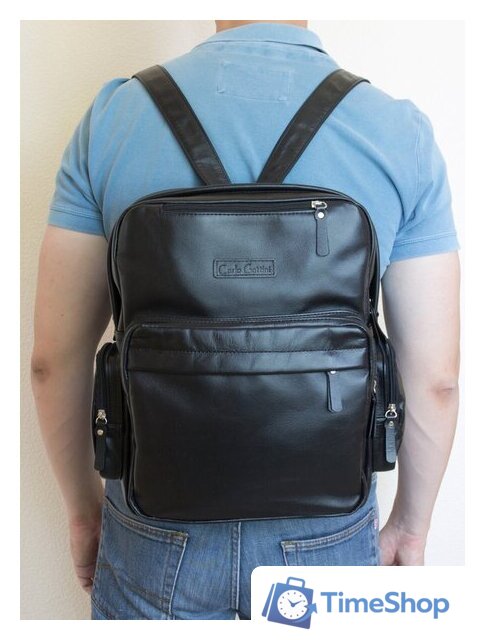 Городской рюкзак Carlo Gattini Reno 3001-01 (черный) - Изображение №7 — Интернет-магазин Time-Shop