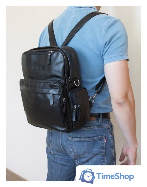 Городской рюкзак Carlo Gattini Reno 3001-01 (черный) - Изображение №6 — Интернет-магазин Time-Shop
