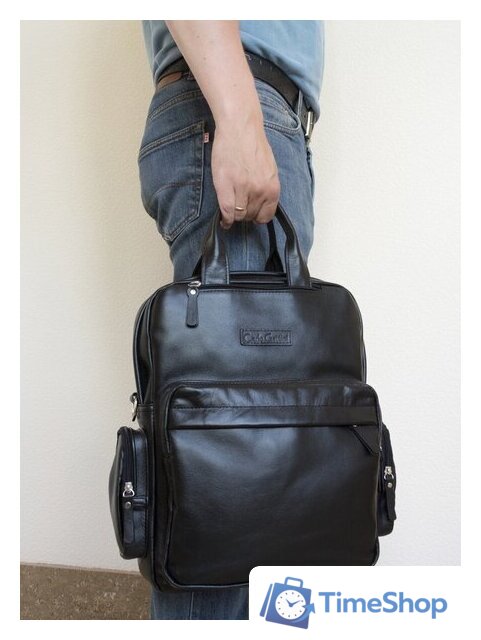 Городской рюкзак Carlo Gattini Reno 3001-01 (черный) - Изображение №5 — Интернет-магазин Time-Shop