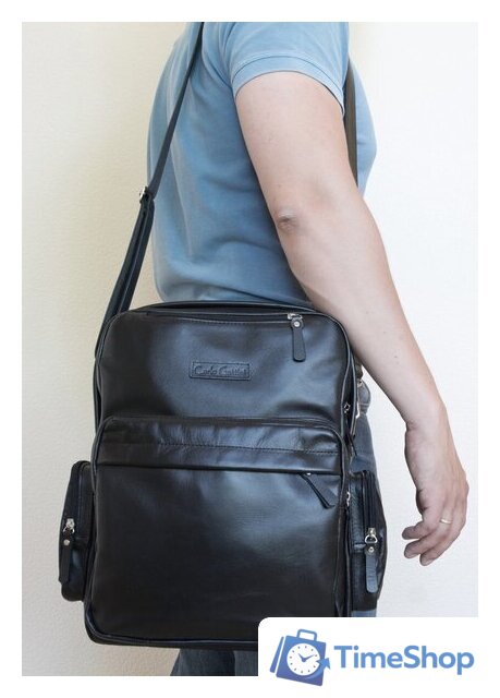 Городской рюкзак Carlo Gattini Reno 3001-01 (черный) - Изображение №8 — Интернет-магазин Time-Shop