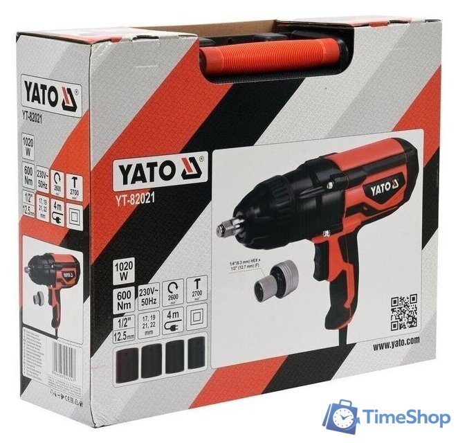 Гайковерт Yato YT-82021 (кейс) - Изображение №8 — Интернет-магазин Time-Shop