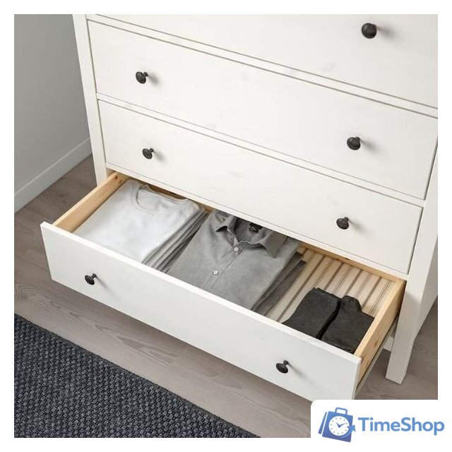 Комод ММЦ Кантри 06 (белый лак) - Изображение №3 — Интернет-магазин Time-Shop