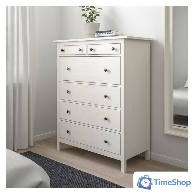 Комод ММЦ Кантри 06 (белый лак) - Изображение №2 — Интернет-магазин Time-Shop