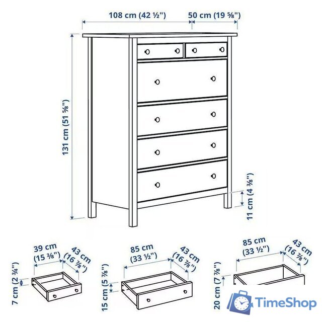 Комод ММЦ Кантри 06 (белый лак) - Изображение №9 — Интернет-магазин Time-Shop
