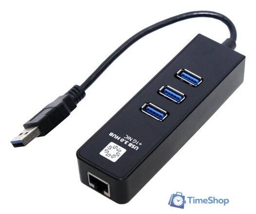 USB-хаб 5bites UA3-45-04BK - Изображение №1 — Интернет-магазин Time-Shop