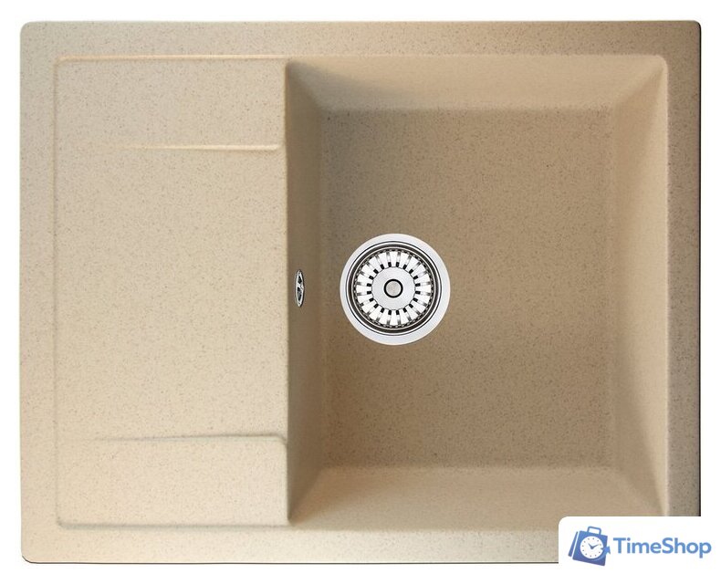Кухонная мойка Berge BR-6502 (бежевый матовый) - Изображение №1 — Интернет-магазин Time-Shop