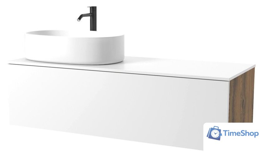 ЗОВ Тумба под умывальник Кито 120 K120LA0MWMC (аттик/белый матовый) - Изображение №1 — Интернет-магазин Time-Shop