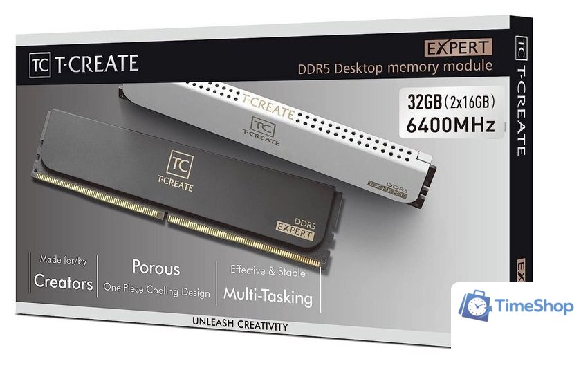 Оперативная память Team T-Create Expert 2x16ГБ DDR5 7200 МГц CTCED532G7200HC34ADC01 - Изображение №7 — Интернет-магазин Time-Shop