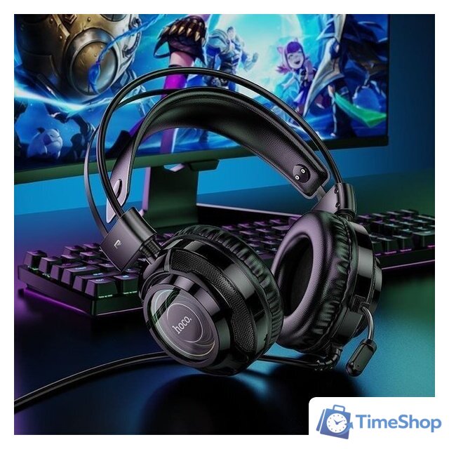 Наушники Hoco W110 (черный) - Изображение №4 — Интернет-магазин Time-Shop