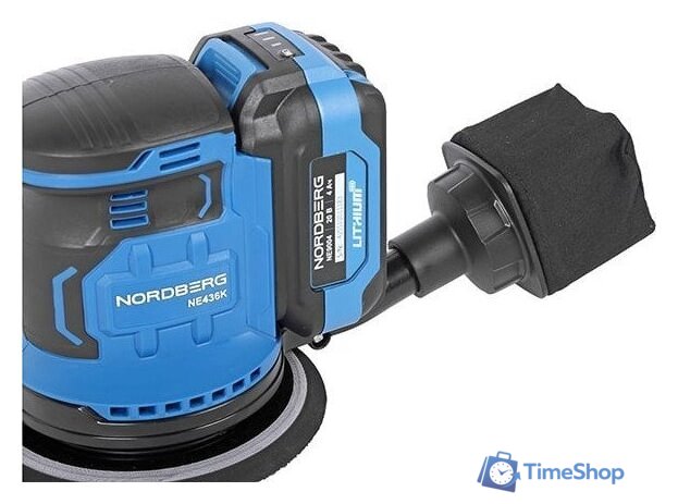Эксцентриковая шлифмашина Nordberg NE436K (с 1-им АКБ) - Изображение №9 — Интернет-магазин Time-Shop