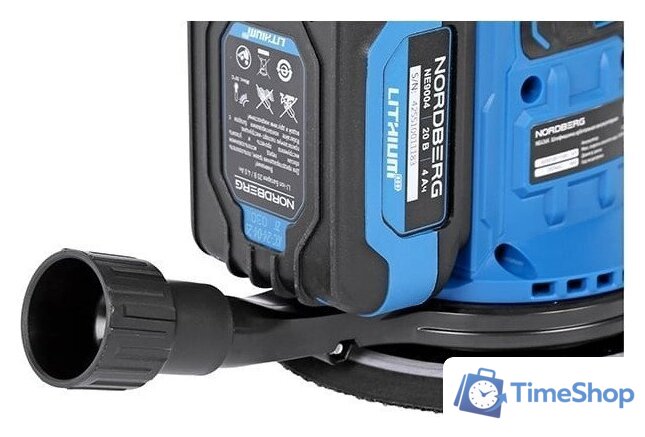 Эксцентриковая шлифмашина Nordberg NE436K (с 1-им АКБ) - Изображение №8 — Интернет-магазин Time-Shop