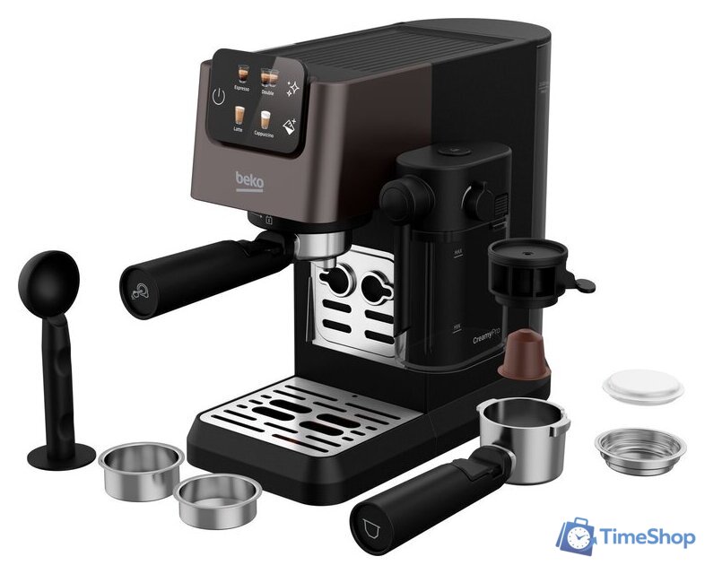 Рожковая кофеварка BEKO CaffeExperto CEP 5464 DX - Изображение №1 — Интернет-магазин Time-Shop