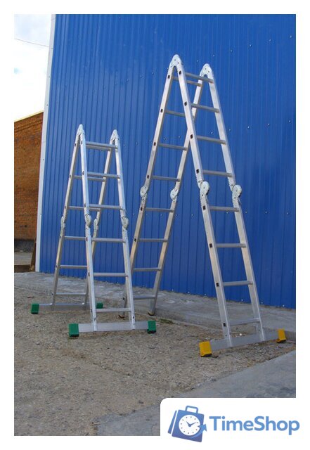 Лестница-трансформер Алюмет 4-х секционная Т 455 4х5 - Изображение №4 — Интернет-магазин Time-Shop