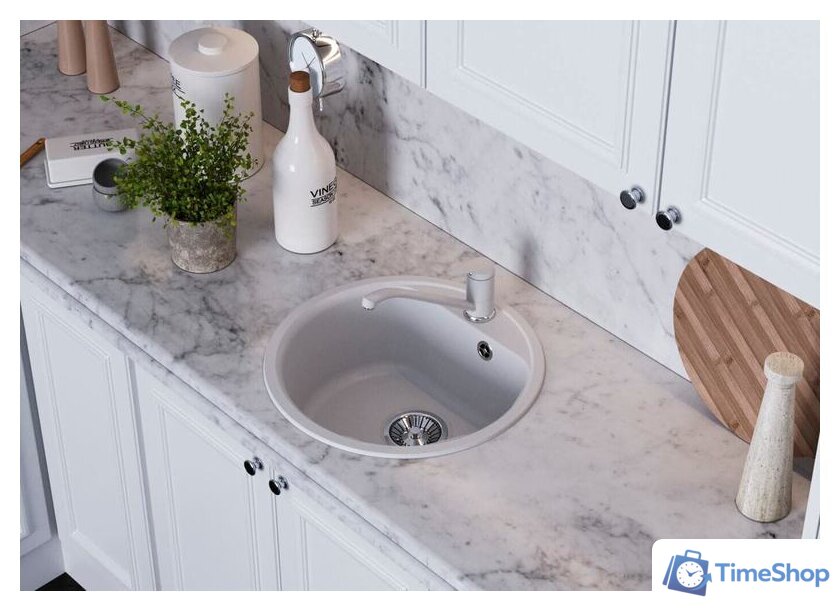 Кухонная мойка Quartz Bond 480 (туман) - Изображение №2 — Интернет-магазин Time-Shop