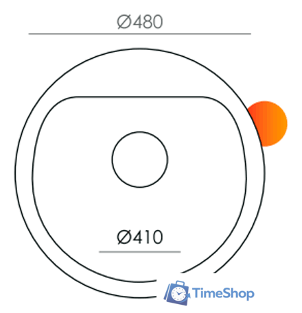 Кухонная мойка Quartz Bond 480 (туман) - Изображение №3 — Интернет-магазин Time-Shop