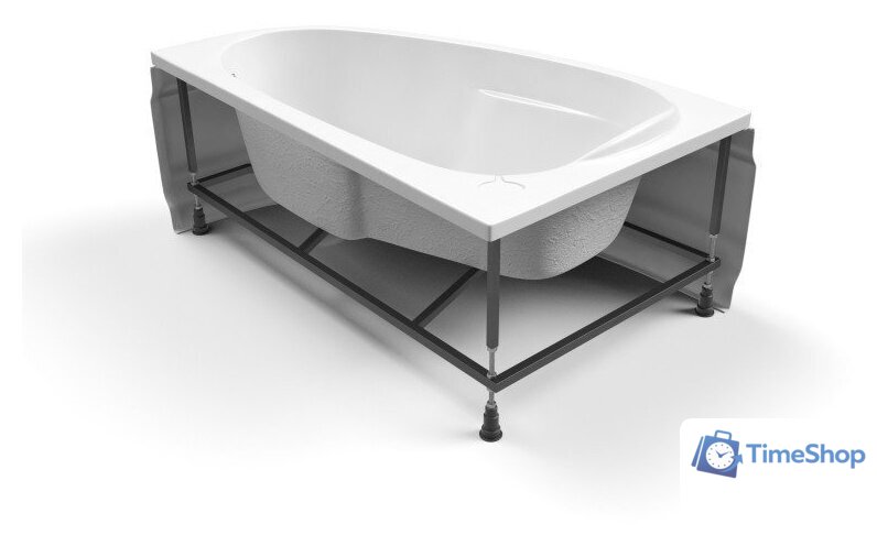 Ванна Cersanit Joanna 150x95 R (с каркасом) - Изображение №5 — Интернет-магазин Time-Shop