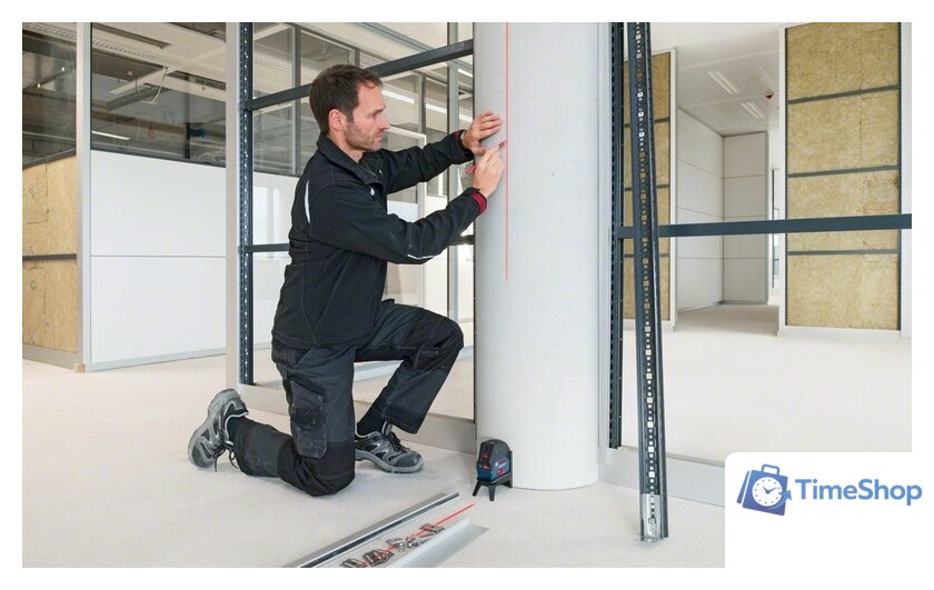 Лазерный нивелир Bosch GCL 2-50 Professional 0601066F01 (RM1 + BM3 + LR6) - Изображение №5 — Интернет-магазин Time-Shop