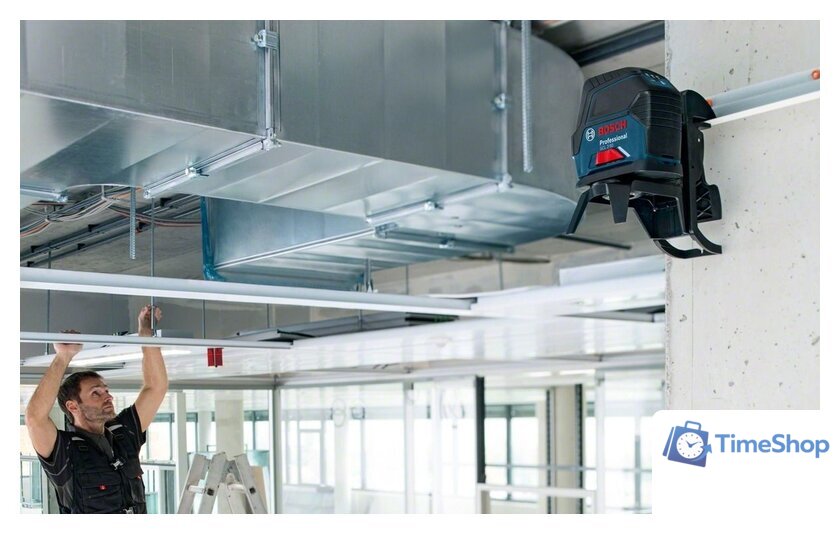 Лазерный нивелир Bosch GCL 2-50 Professional 0601066F01 (RM1 + BM3 + LR6) - Изображение №4 — Интернет-магазин Time-Shop