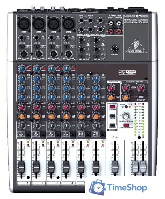 Микшерный пульт Behringer Xenyx 1204USB - Изображение №1 — Интернет-магазин Time-Shop