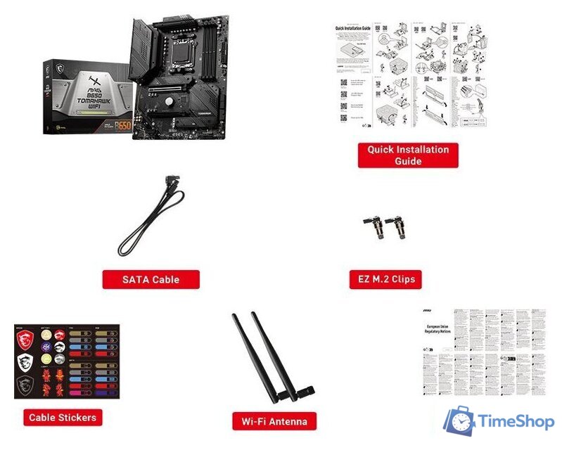 Материнская плата MSI MAG B650 Tomahawk WiFi - Изображение №2 — Интернет-магазин Time-Shop