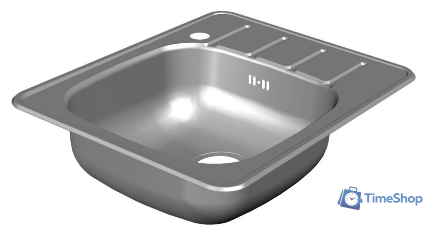 Кухонная мойка Ukinox Гранд GRM600.480-GT6K 2L (с сифоном S701) - Изображение №9 — Интернет-магазин Time-Shop