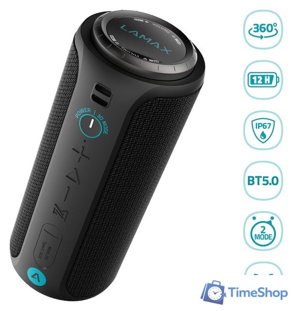 Беспроводная колонка Lamax Sounder2 - Изображение №3 — Интернет-магазин Time-Shop