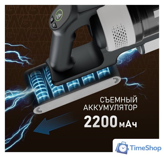 Пылесос Weissgauff V20 BLDC Wash&Dry - Изображение №15 — Интернет-магазин Time-Shop