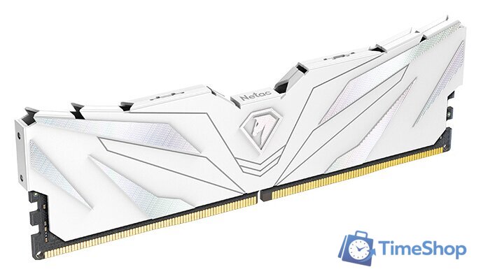 Оперативная память Netac Shadow II White 8ГБ DDR4 3200МГц NTSWD4P32SP-08W - Изображение №4 — Интернет-магазин Time-Shop
