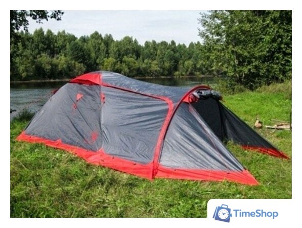 Экспедиционная палатка TRAMP Cave 3 v2 (серый) - Изображение №2 — Интернет-магазин Time-Shop