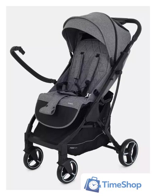 Коляска прогулочная «книга» Rant MOWbaby Smart 2023 MB101 (grey) - Изображение №5 — Интернет-магазин Time-Shop