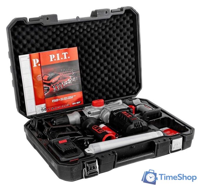 Перфоратор P.I.T. PBH20H-26A/1 (с 1-им АКБ, кейс) - Изображение №17 — Интернет-магазин Time-Shop