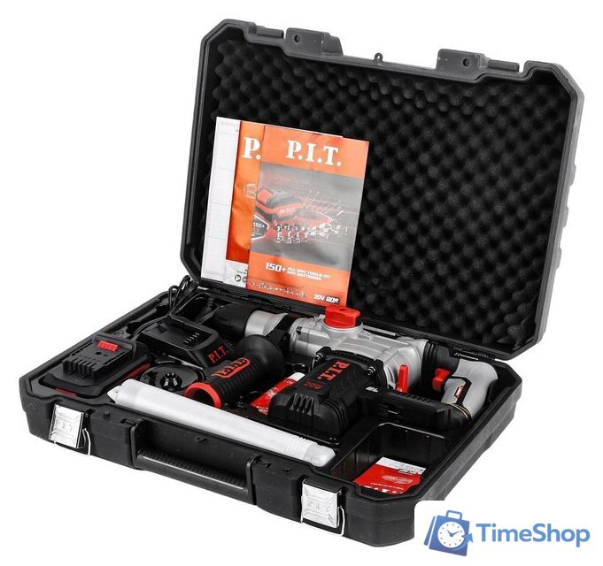 Перфоратор P.I.T. PBH20H-26A/1 (с 1-им АКБ, кейс) - Изображение №18 — Интернет-магазин Time-Shop